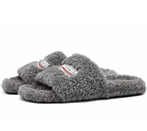 BALENCIAGA FURRY Slides