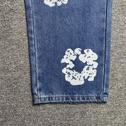 DENIM TEARS x LEVI'S COTTON WREATH JEANS BLUE