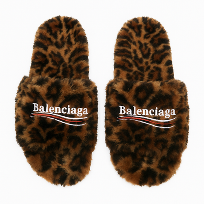 Balenciaga Furry Slide Sandal
