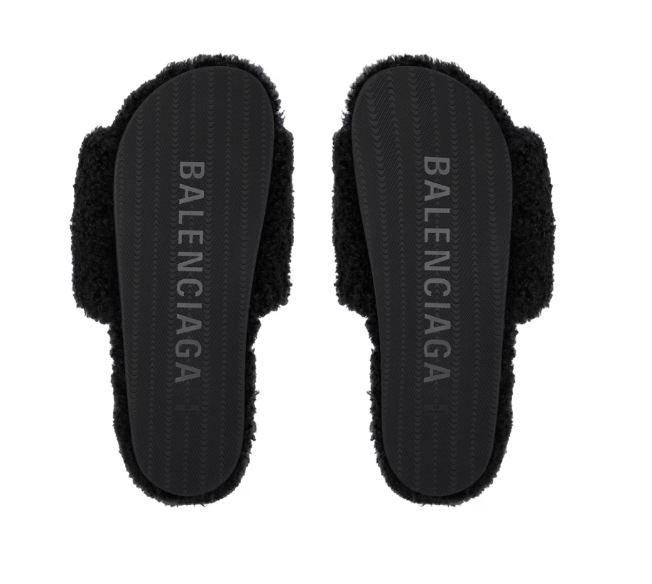 Balenciaga Furry Slide Sandal