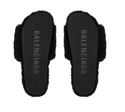 Balenciaga Furry Slide Sandal
